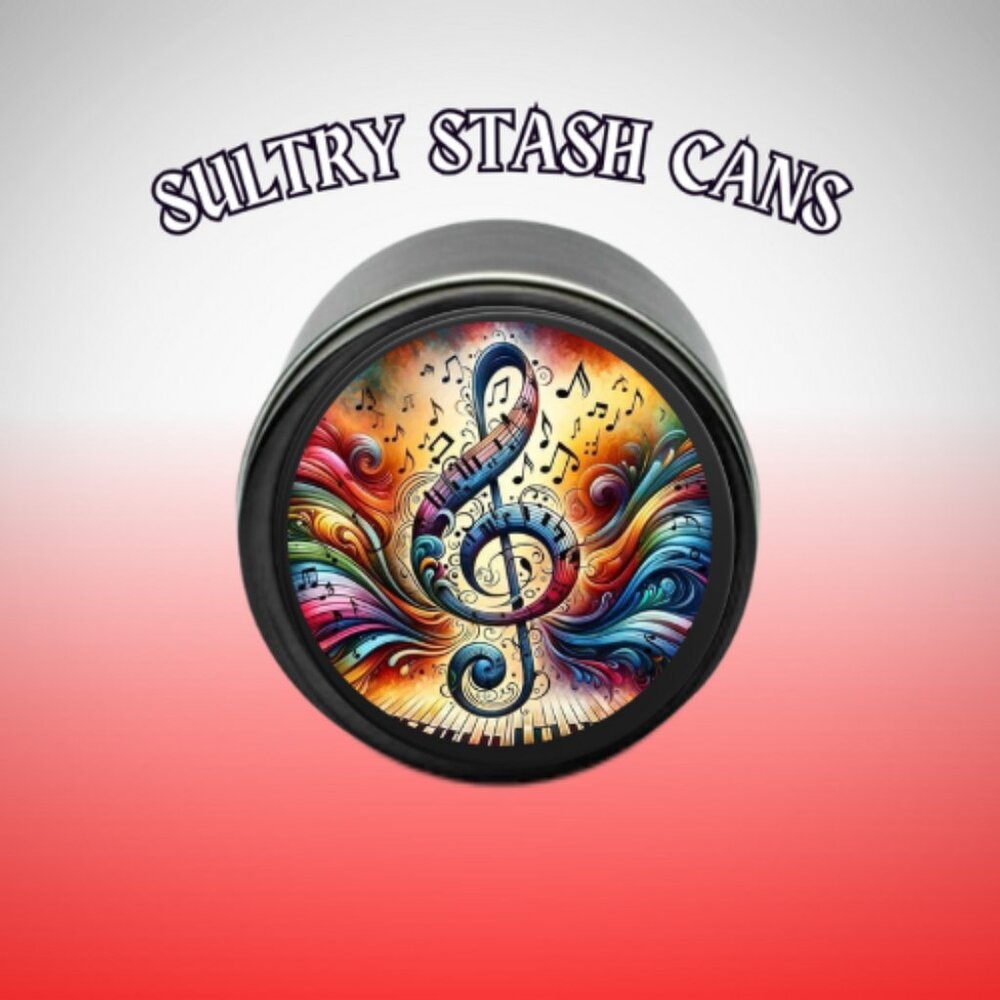 TREBLE CLEF STASH JAR